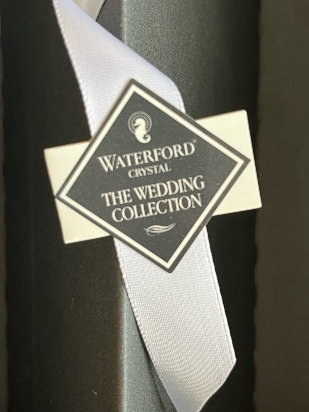 NIB Waterford Wedding Toasting Flutes made in Ireland - Picture 2 of 12